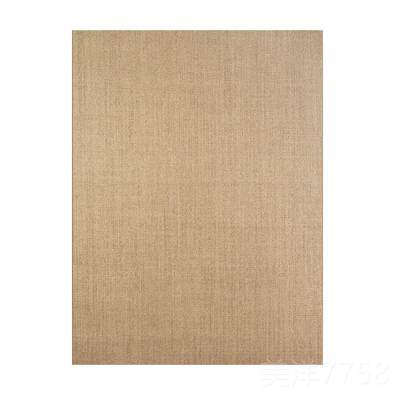 高档c工asln简约手毯边剑麻地客厅茶几房茶室卧室草编书织麻地垫图片
