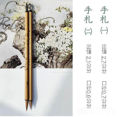高档王羲行之手札|寸楷书豪毛学笔纯狼毫毛笔套装高档专业初狼鸡