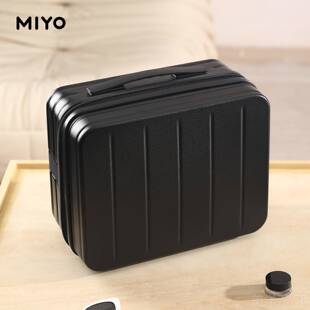 高档收MIYO小型迷你化妆箱女新款 可套拉杆便携4手提纳行箱1寸洗漱