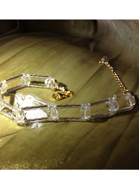 夏日冰冰凉 少女清新串珠手链进口 春夏小众捷克琉璃串珠编织手链