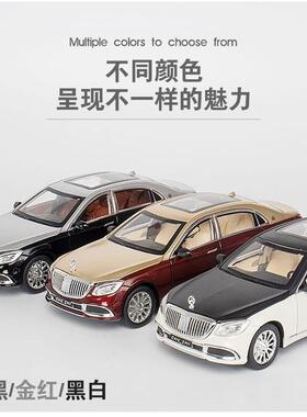 迈巴赫车模1比18模型s480 su7合金车模1比24梅赛德斯amgone 1比64