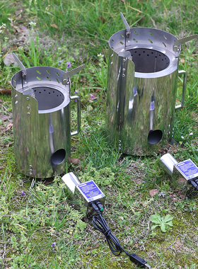 户外分体折叠野炊柴火炉具木柴便携鼓风机式防风酒精炉木柴气化柴