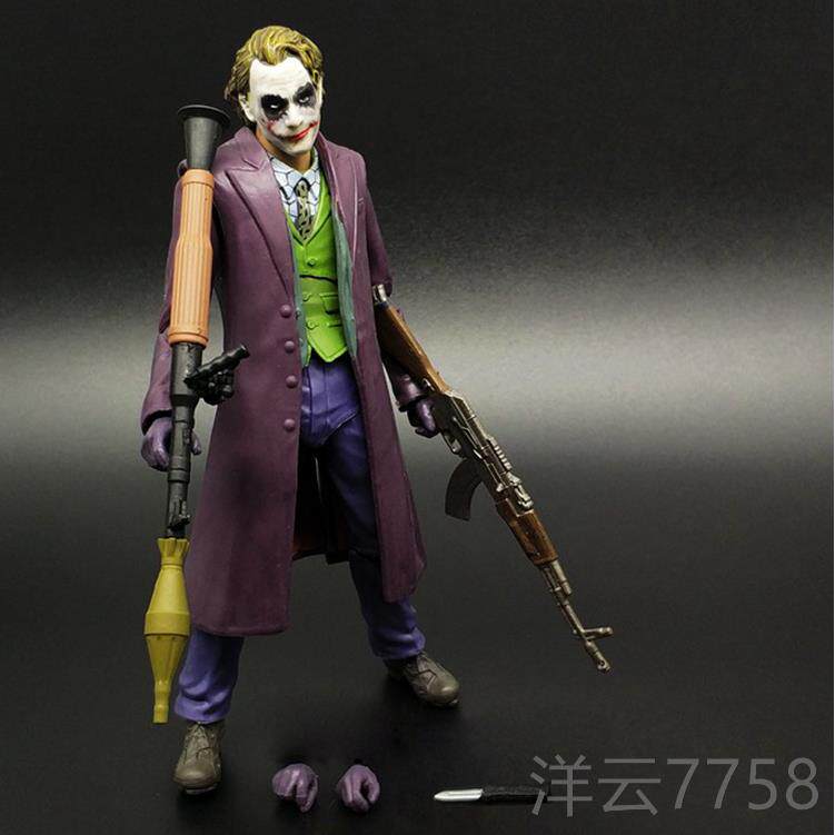 高档蝙侠大战超人 黑暗骑士正联盟可动人蝠偶模义型玩摆具手办 小
