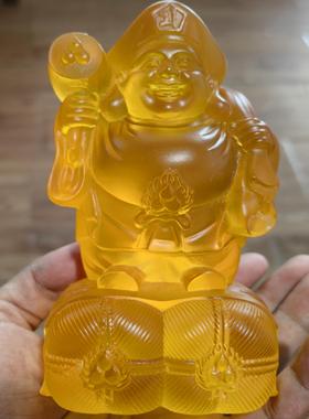 高档木雕大黑善天财神厂佛像唐密财神贴摆件家用迎永安定制彩绘金