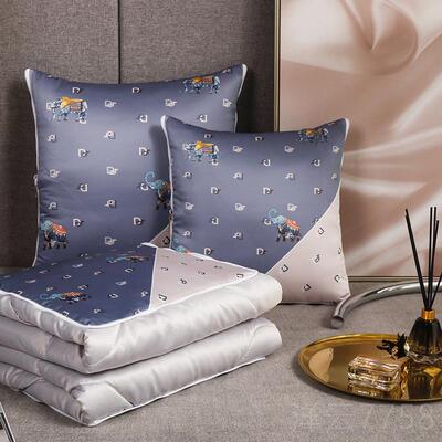 高档丝车抱柔枕被子叠两用办公室午睡枕头多功能折毯汽靠垫靠枕空