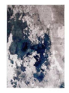 高档D口ammi 进客厅卧室间地毯灰色美式现轻奢北欧代简约高端房床