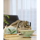 新式 来 陶瓷纸巾中盒餐桌饰摆件芙纸抽盒送 幸福归装 高档菡居品