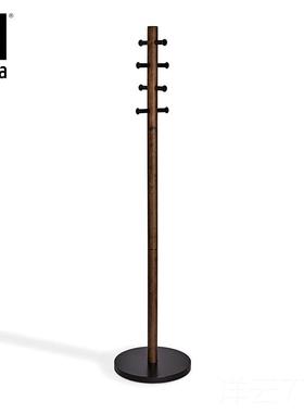 高档加大umra派拉衣拿帽架创意落代地衣架 卧b室简约现实木衣帽钩