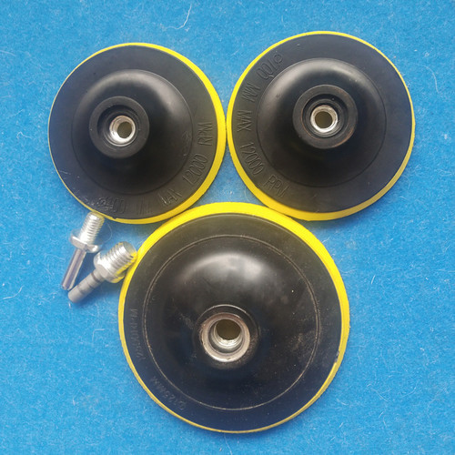 抛光机用粘盘 车抛光盘自粘砂纸盘吸盘角磨机手电钻通用魔术贴盘