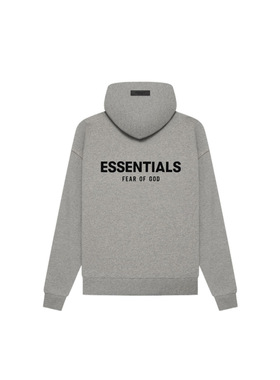 22SS-高端原厂Essentials跨境前后植绒印花男士连帽潮牌宽松连帽