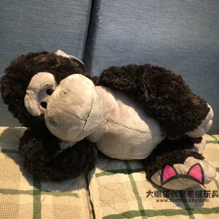 可爱大猩猩毛绒玩具黑金刚公仔玩偶布娃娃抱枕大号儿童生日礼物