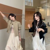 酷辣气质机车风皮衣夹克外套 春季 陈六六CHENLIULIU 艺术旅途