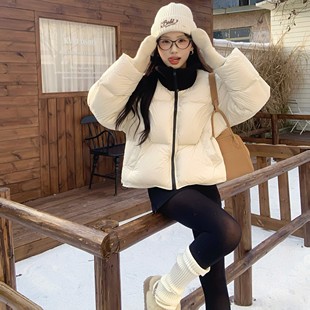韩系保暖拼领新国标90绒羽绒服 冬季 陈六六CHENLIULIU 冬日暖炉
