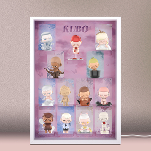 POPMART泡泡玛特KUBO呼吸感应系列手办盲盒场景展示盒礼物摆件