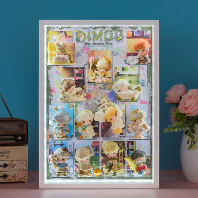 dimoo如果今天星期八盲盒展示盒