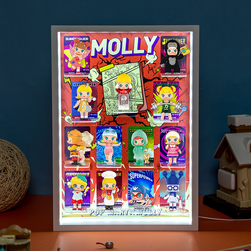 MOLLY瞬间超能力系列盲盒展示盒