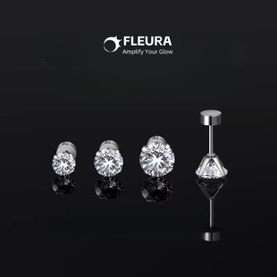 合金耳饰 耳钉钛钢耳骨钉养耳洞防过敏内螺旋防掉免摘