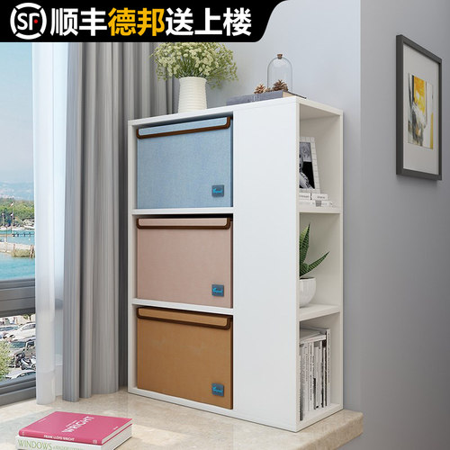 书架榻榻米简约落地组合飘窗柜