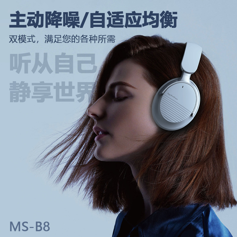 千元高端ANC主动降噪头戴式蓝牙耳机麦长续航电竞HIFI高保真音质