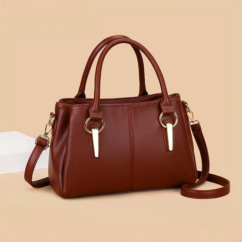 款大容量水桶包时尚中年妈妈包气质百搭高级感通勤手提斜挎包潮款