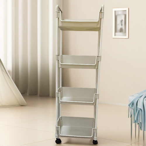 置物架落地书本架小推车厨房浴室移动零食卫生间多层收纳储物架