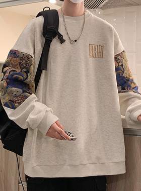 2025 春季新款 港风外景大码320克华棉卫衣M-5X HW23675-特P35