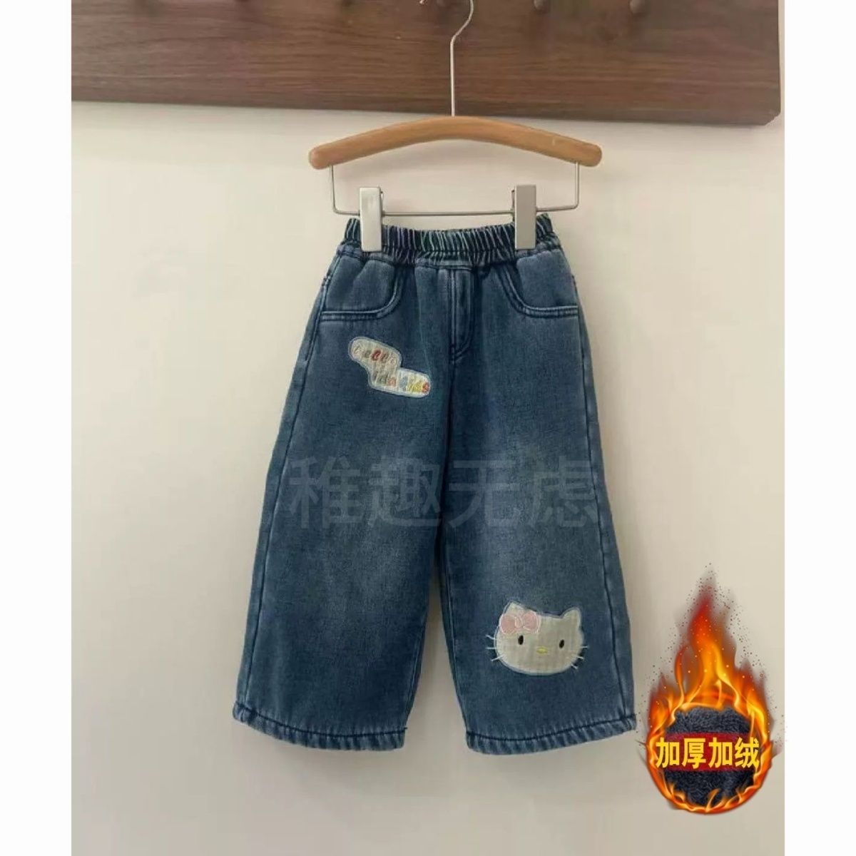 女童2025新款一体绒加厚k