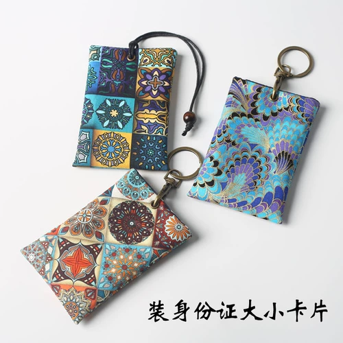 Ткань, чехол для проездного и картхолдер ручной работы, бейджик, защитный чехол подходит для мужчин и женщин