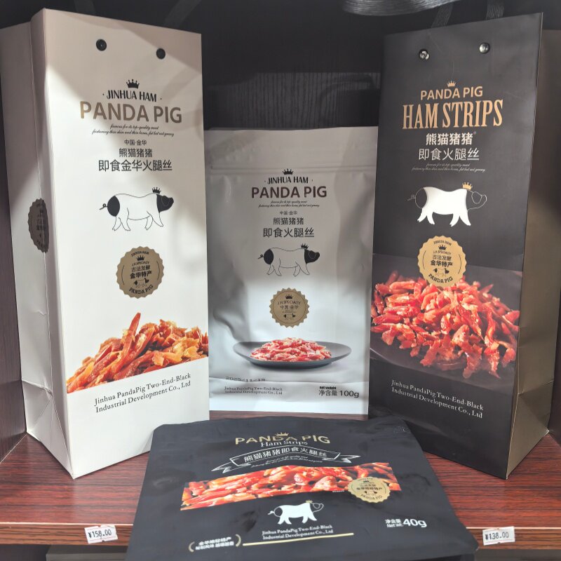 熊猫猪猪即食火腿丝100g