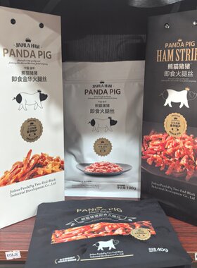 熊猫猪猪即食火腿丝100g