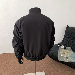 cleanfit美式飞行员夹克男春秋季痞帅立领棒球服潮牌短款工装外套图片