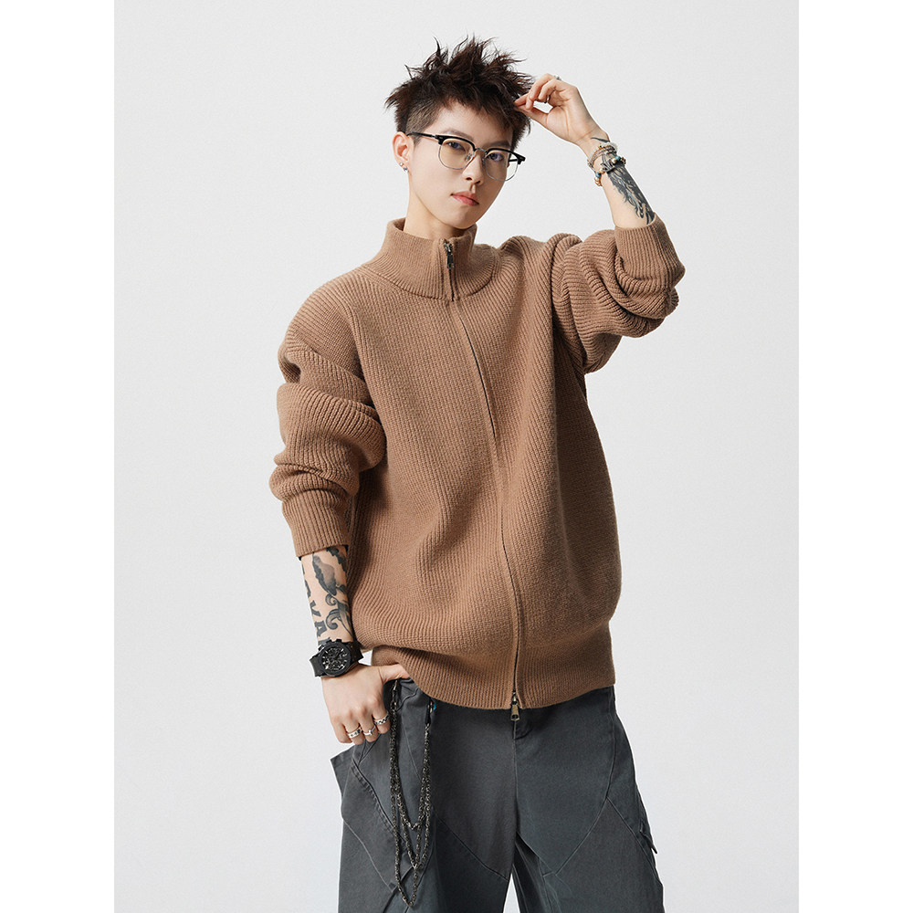 B347-W2702-P65-108秋季马家刺绣开衫外套男士毛衣,男装针织衫/毛衣,电商B347(原C409)
