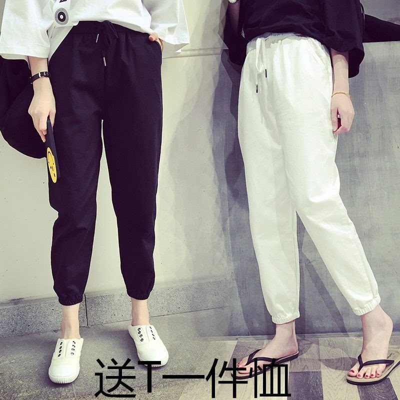 ❤韩版潮流春秋2017百搭学生新款男女裤子韩ulzzang原宿风bf宽。在类目 女装/女士精品, 裤子, 休闲裤中 - 来自Buy2taobao.com提供专业的淘宝代购服务