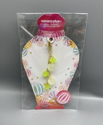 日本Nanaco plus+ real candy浅绿色金平糖拉链扣