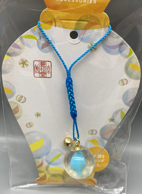 日本Nanaco plus+ real candy浅蓝色叶子包挂件手机绳