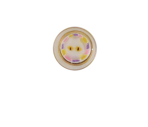 日本Nanaco plus+ real candy白猫磁铁徽章胸针配饰