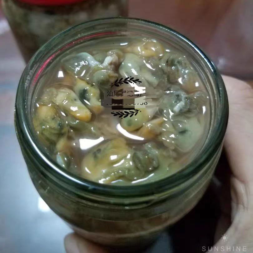 汕尾本港内湖小岛野生小蚝仔咸蚝仔 新鲜腌制500g/瓶