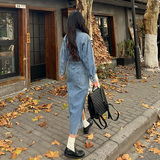 通勤小香风外套连衣裙套装女春秋季时尚气质上衣丝绒吊带裙两件套，女装连衣裙，郎佰婉