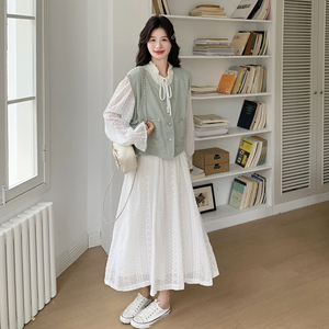 上新25春新两件套连衣裙浙宝300/2520/裙子P130控198外套P80控128图片