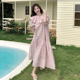 现货2025夏季新款减龄甜美连衣裙浙宝300/2842/P125控188，女装连衣裙，郎佰婉