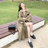 已下面料2025春季新款蝙蝠袖风衣浙宝300/2519/P195控278，女装风衣，郎佰婉