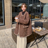 已出大货2024冬季新款小香风加厚外套浙宝300/8913/P175控258，女装毛呢外套，郎佰婉