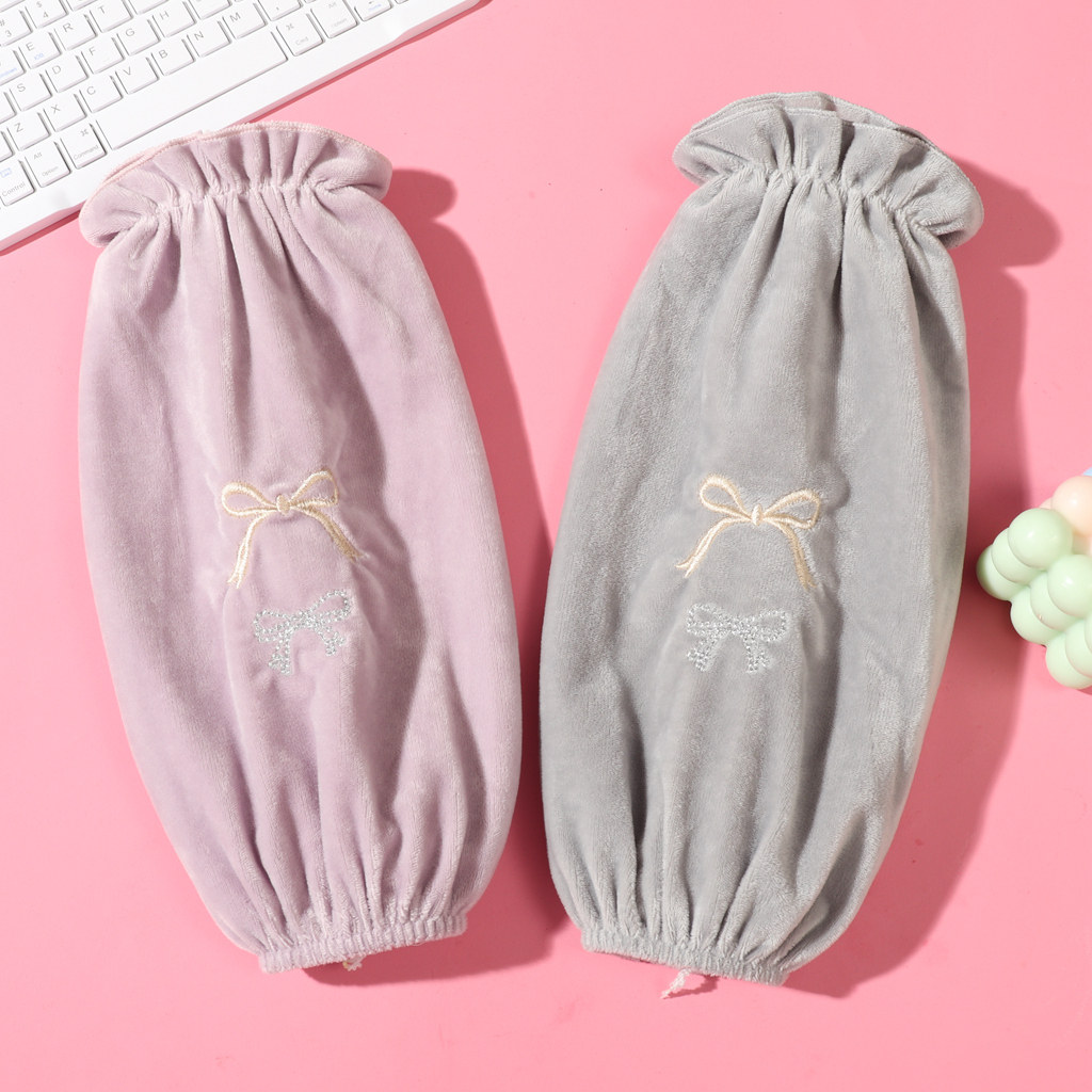 成人上班长款羽绒服专用防脏袖套