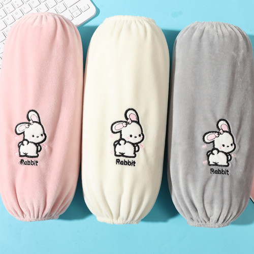 长款卡通学生成人防脏工作袖套女