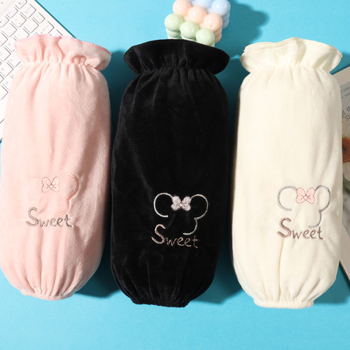 秋冬女士防污上班羽绒服袖套