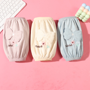 袖套女冬季短款防脏可爱袖头学生羽绒服防污套袖写字上班儿童袖筒