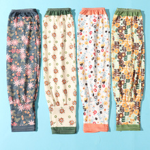 防晒冰丝袖套女夏季薄款宽松手臂套开车防紫外线大码弹力长款手袖