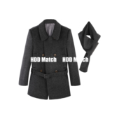 收腰气质外套 HDD Y0076 女款 气质法式 气质限定 100%羊毛