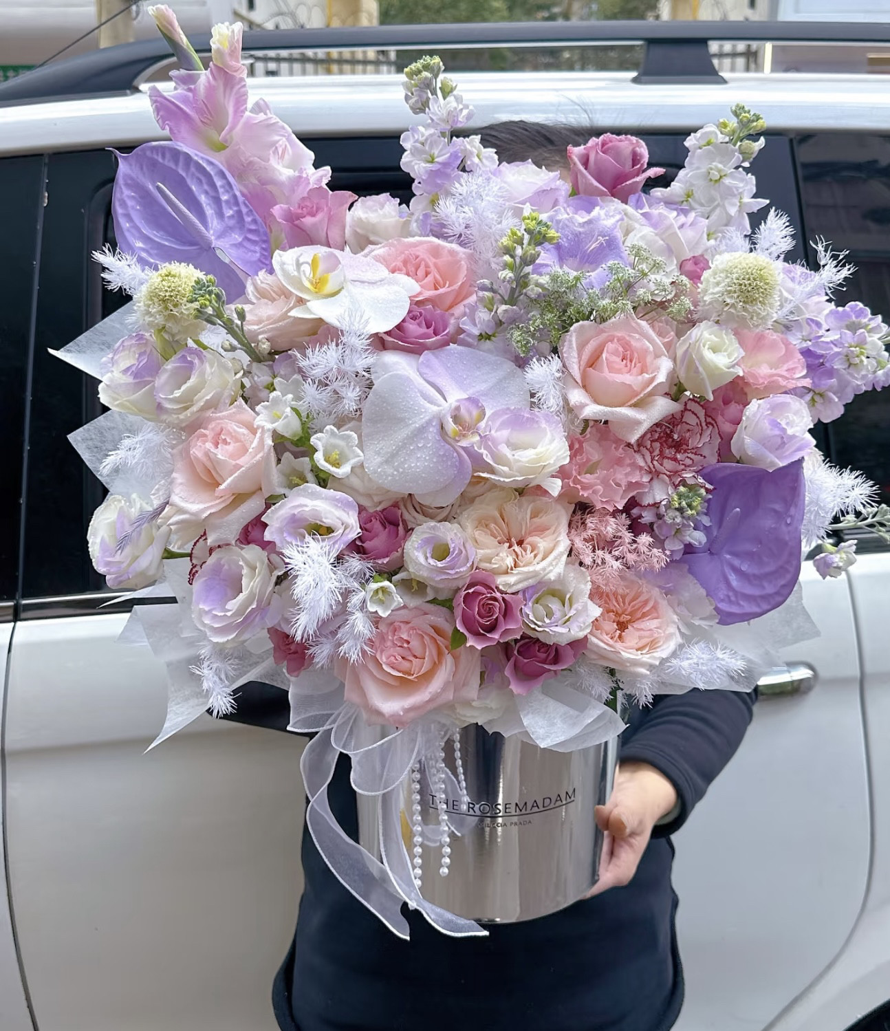 北京鲜花速递花艺园玫瑰绣球雏菊