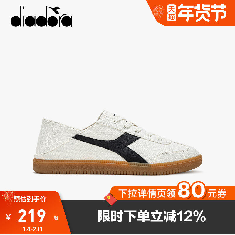 Diadora迪亚多纳男女一脚蹬帆布半拖休闲鞋Saunter SLIPON懒人鞋,运动鞋new,运动休闲鞋,淘宝优惠券,粉丝福利购,淘宝优惠卷